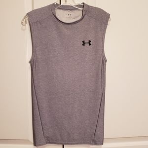 Under Armour heat gear gray tank top shirt